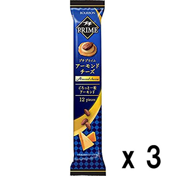 Bourbon Petit Prime Almond Cheese 12 pieces 3 Bag