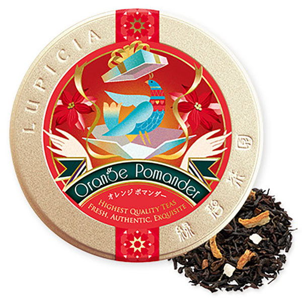 Lupicia Orange Pomander Can / Tea Bag