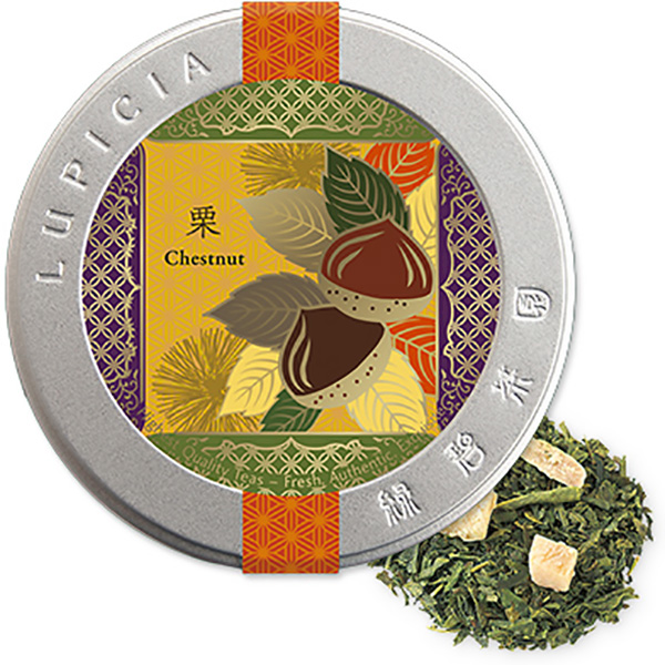Lupicia Chestnut 50g limited tin Lupicia日本秋季限定栗子茶栗子绿茶散茶包装50g/罐 推荐款 Lupicia Chestnut 50g limited tin Lupicia日本秋季限定栗子茶栗子绿茶散茶包装50g/罐 推荐款