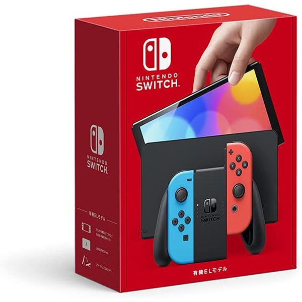 Nintendo Switch (OLED model) Joy-Con (L) Neon Blue/(R) Neon Red