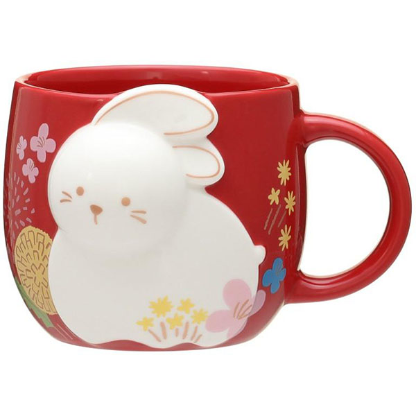 Starbucks 2023 New Year mug rabbit 355ml Starbucks 2023 New Year mug rabbit 355ml