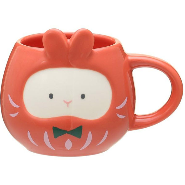 Starbucks 2023 Mug Daruma Whipped Rabbit 237ml.