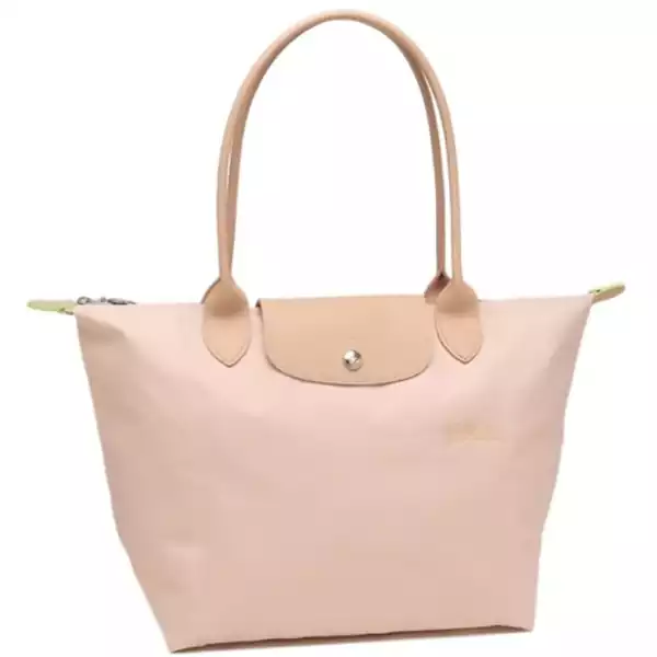 Longchamp Tote Bag Pliage Green M Size Pink Women LONGCHAMP L2605 919 P64