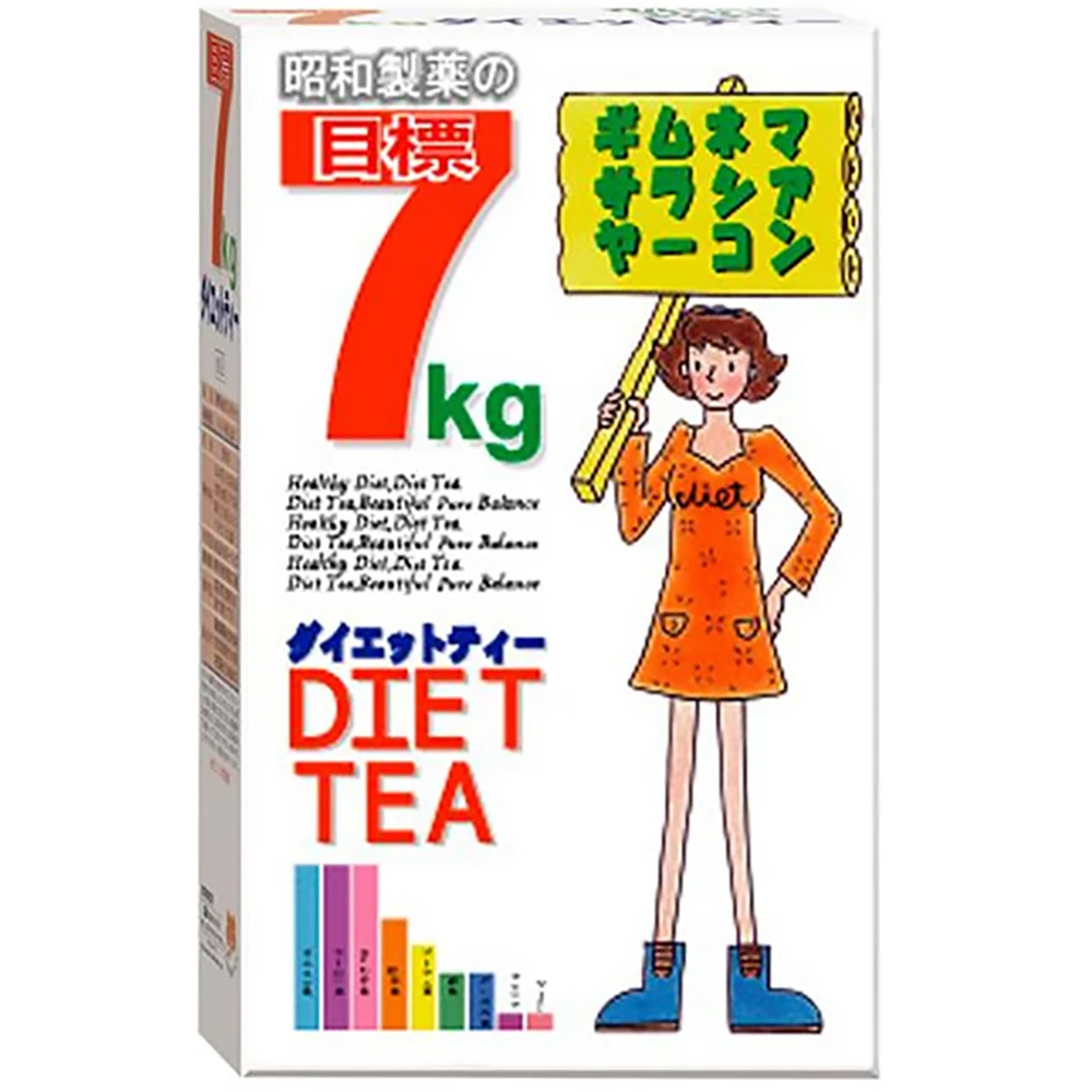 // Expiration date: June 2023 // Goal 7 kg weight loss tea 30pcs 日本昭和制药 目标7公斤7kg减肥茶瘦身茶  30包去水肿放心开吃