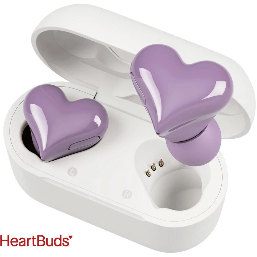 少女心爆表啦香芋紫啊啊啊Softbank Earphone Heartbuds Purple日本软银公司推出的梦幻紫蓝牙耳塞蓝牙耳机降噪超长续航快充型耳机