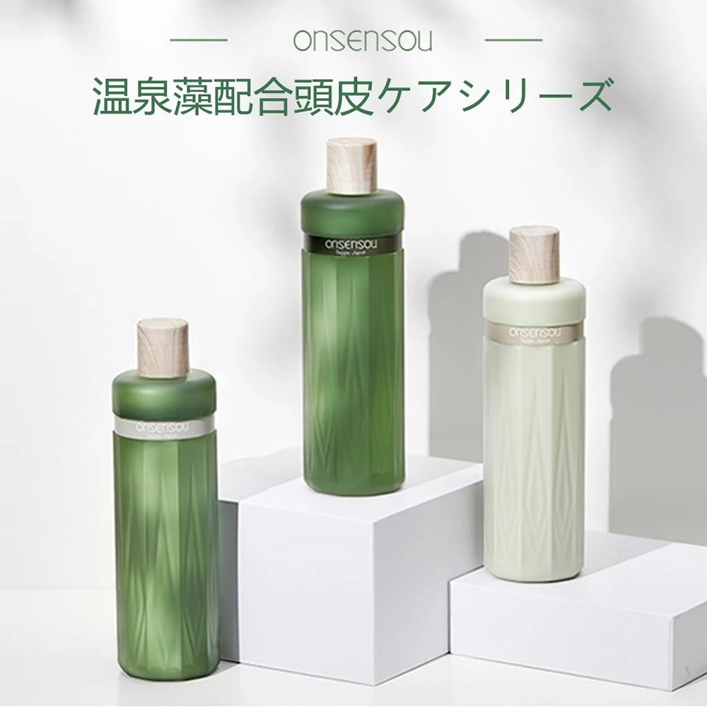 Onsensou Hot Spring Algae Contains Scalp Care Series Shampoo or Treatment 300ml