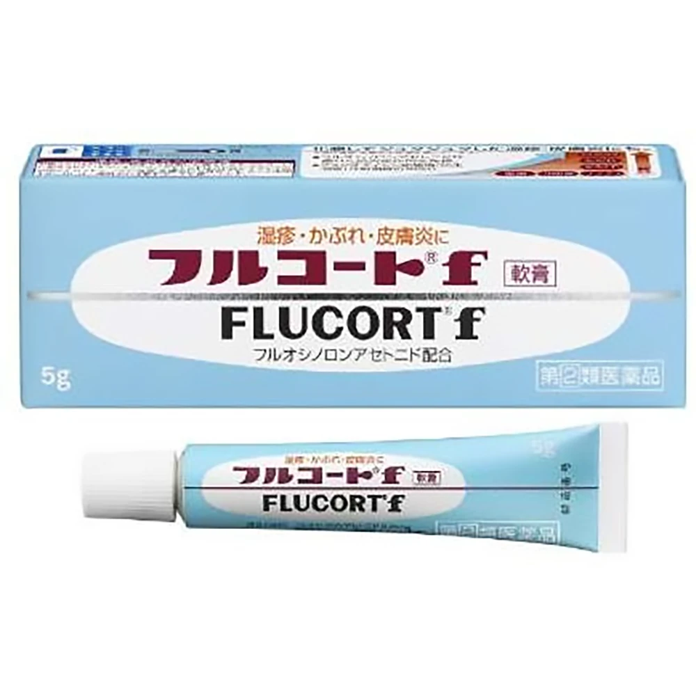 FLUCORT F 快速止痒湿疹膏Flucort f日本田边三菱制药湿疹膏止痒膏镇定皮肤快速止痒