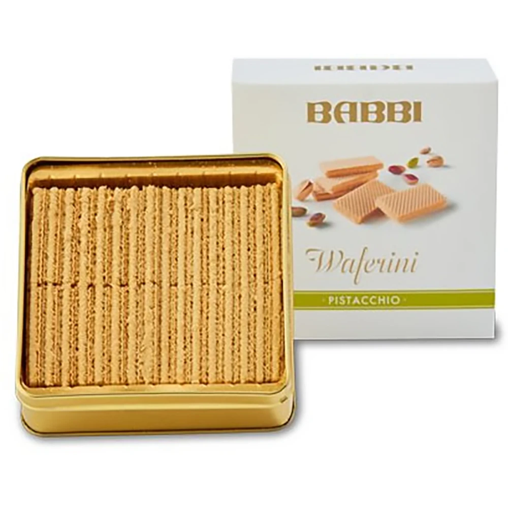 日本精美甜品品牌日本Babbi Waffellini Pistachio 75g开心果威化饼干!每年只在冬季销售的巨巨巨巨好吃的威化饼Babbi威化饼最佳人气款开心果味道75g盒装 日本精美甜品品牌日本Babbi Waffellini Pistachio 75g开心果威化饼干!每年只在冬季销售的巨巨巨巨好吃的威化饼Babbi威化饼最佳人气款开心果味道75g盒装