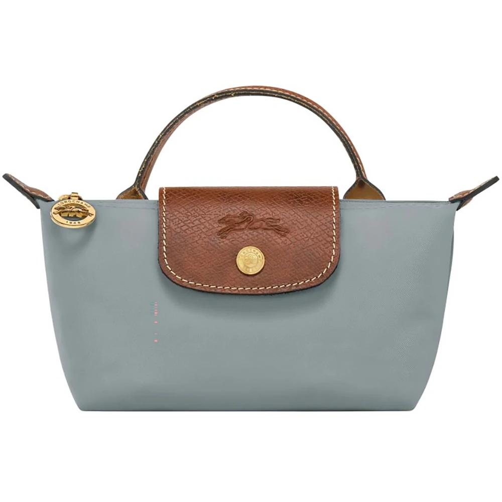 Longchamp Le Pliage Pouch With Handle 珑骧Le Pliage Original系列女包中号环保奢侈品手提肩挎包