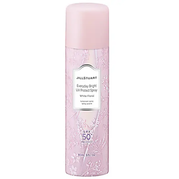 限定来袭!Jill Stuart Everyday Bright UV Protect Spray White Floral (Limited Edition)2024年春夏限定品jill stuart防晒喷雾限定白花香水spf50+/pa++++高倍数高颜值防晒香氛颜值巅清爽不拔干轻薄无犯白无酒精温和配方喷雾