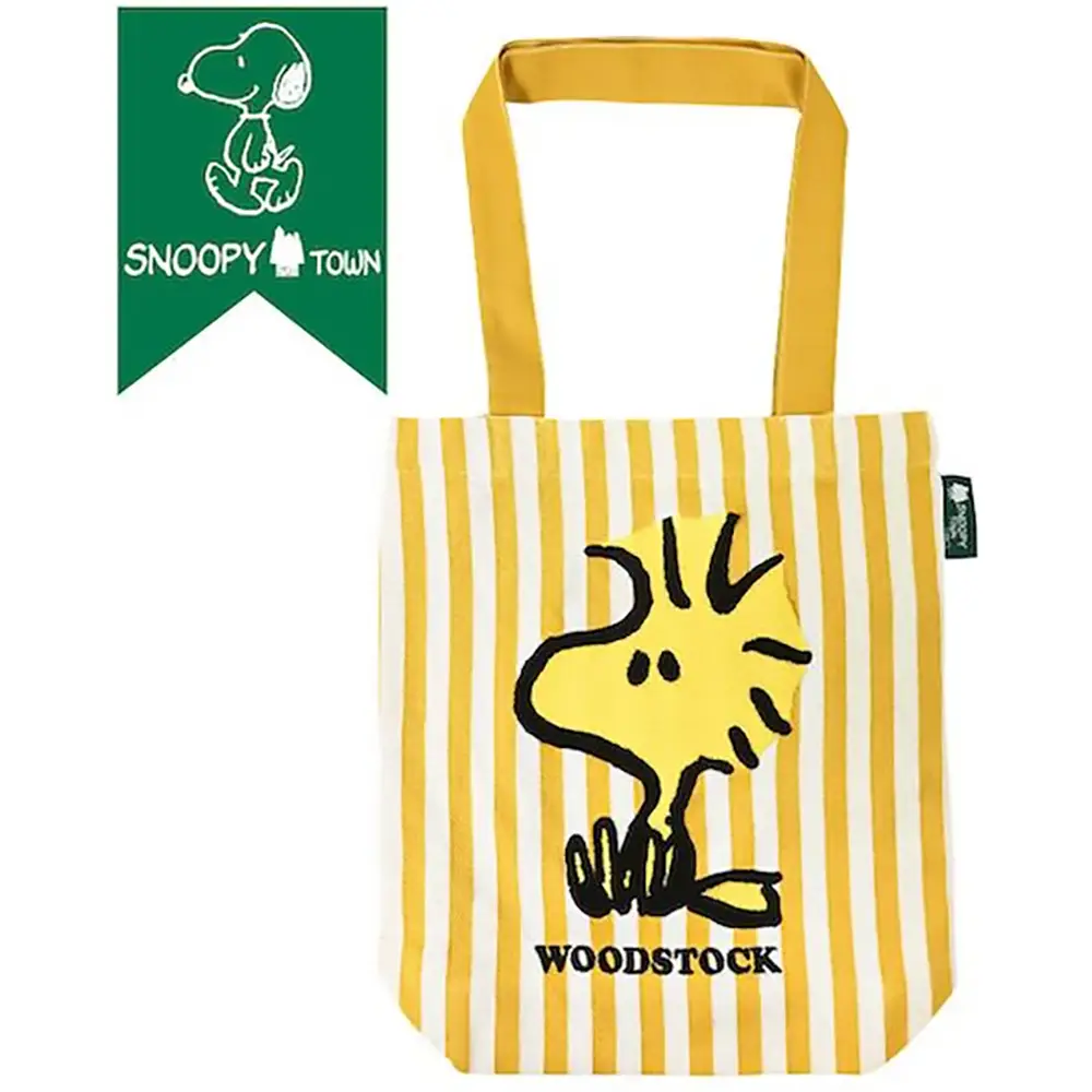 Okaimono Snoopy Sagara Embroidered Herringbone A4 Tote (Woodstock Embroidered Bag & Pouch Series) PRSN01050381 ‘Sales start at 12:00 PM on June 17 (Mon)