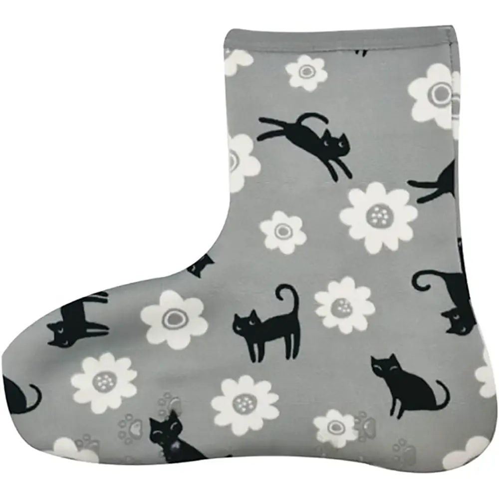 Warm Socks Ankle Flower Cat