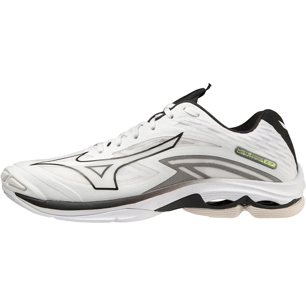 Mizuno Wave Lightning Z7 WIDE Volleyball Shoes [Unisex] – Model: V1GA2300, Size: 23.5cm, Color: White/Black // No Box