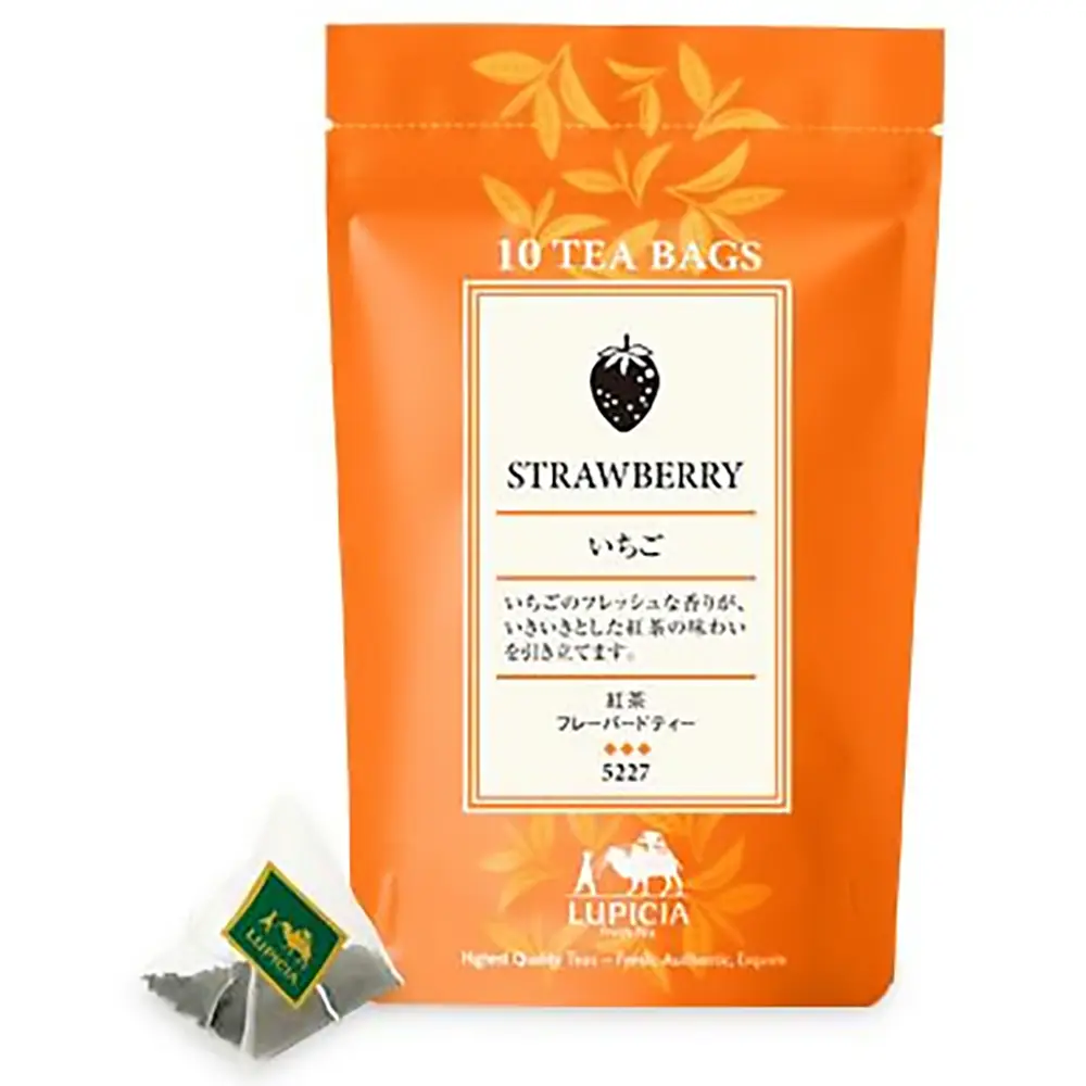 强烈推荐这款! 配奶茶超好喝得不得了LUPICIA Strawberry TBP5227日本lupicia草莓红茶茶包款10袋/包