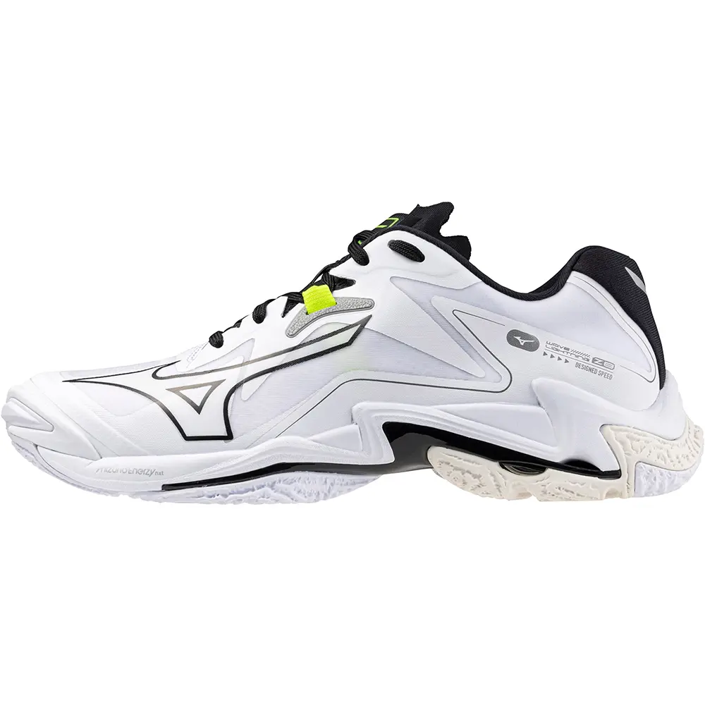 // no box // Mizuno Wave Lightning Z8 Unisex Volleyball Shoes #24.0 cm, 51: White & Black