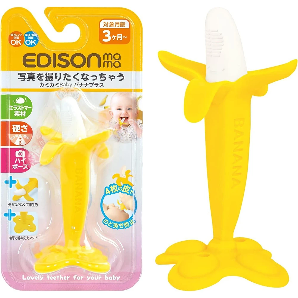 Edison Mama (Edison Mama) For Teeth, Kamiikami Baby Banana Plus 1 pcs