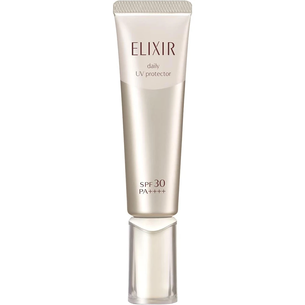 日常通勤一只搞定的防晒Shiseido Elixir Speriel Day Care Volume Sp 35ml SPF30 PA ++++ Quasi -Drug (Morning Milky Lotion)零负担零黏腻感日常防晒elixir防晒elixir隔离防晒隔离抗老化多效合一防晒spf30倍