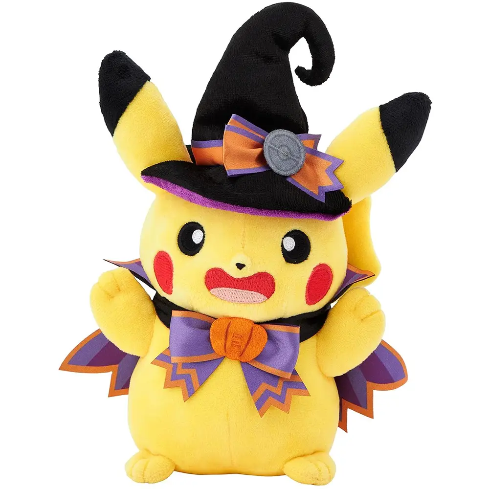 Pokemon Plush Halloween Trick or Treat Pikachu 4521329385105