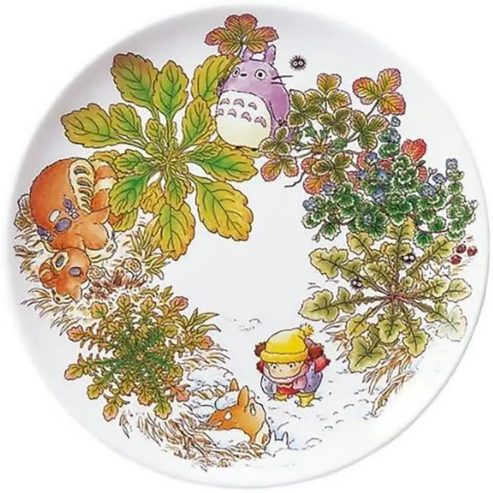 Noritake My Neighbor Totoro Bone China 23cm Plate (Veronica Flowers) T50116A/4660-1 Noritake My Neighbor Totoro Bone China 23cm Plate (Veronica Flowers) T50116A/4660-1