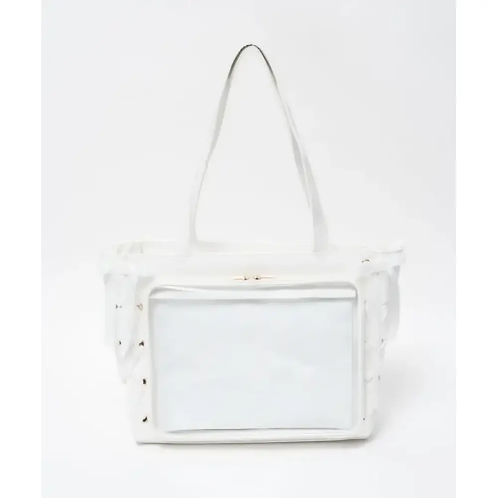 WEGO Lace-Up Frame Ita Bag S #White