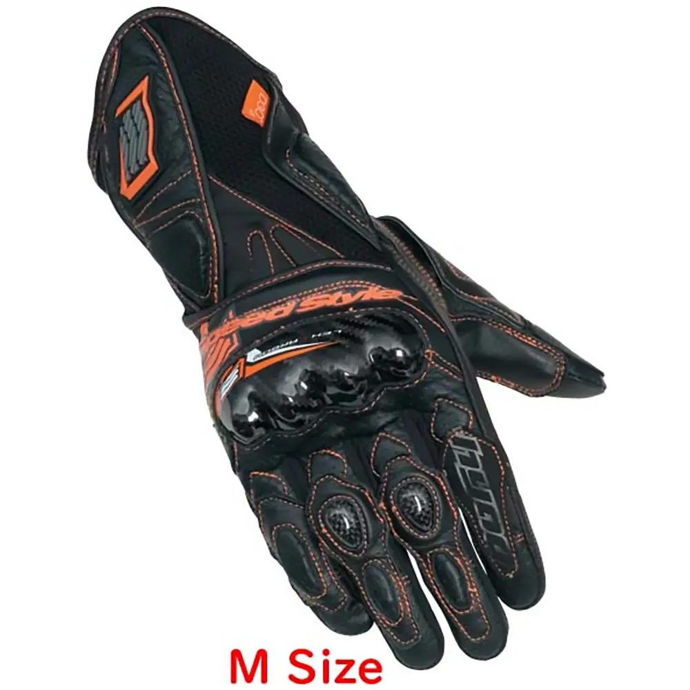 Hyod Hsg016Ds St-X Core D3O® Gloves (Long) # Black/Orange Stitch, M Hyod Hsg016Ds St-X Core D3O® Gloves (Long) # Black/Orange Stitch, M