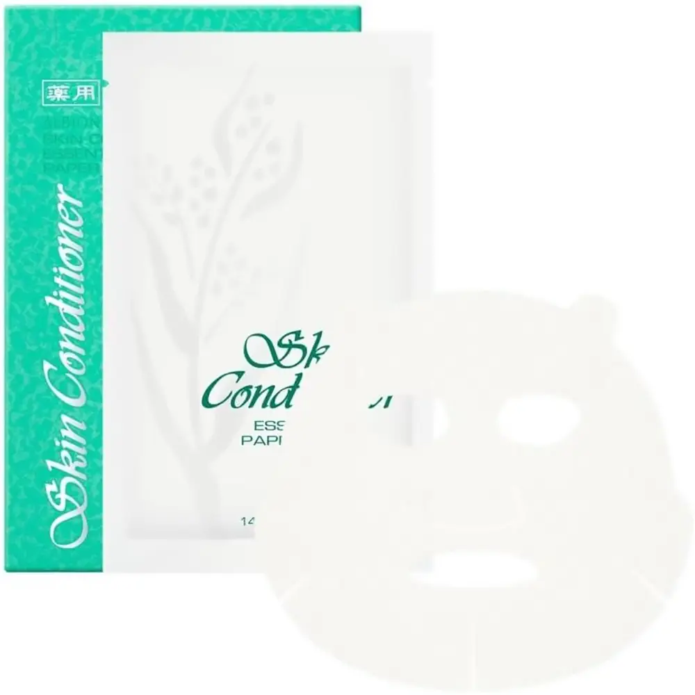 Albion Skin Conditioner Essential Paper Mask 8pcs 奥尔滨健康水面膜8片装 Albion Skin Conditioner Essential Paper Mask 8pcs 奥尔滨健康水面膜8片装