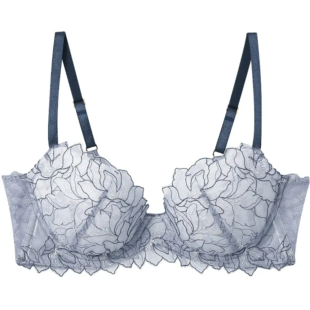 Amphi Hold Day Bra – Firm Bust Support, 3/4 Cup #BU, Size D75 Amphi Hold Day Bra – Firm Bust Support, 3/4 Cup #BU, Size D75