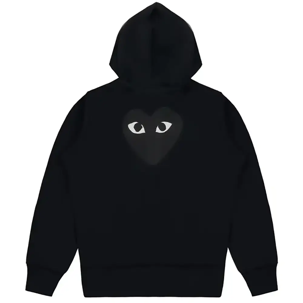 CDG Unisex Back Printed Zip-Up Hoodie #BLACK