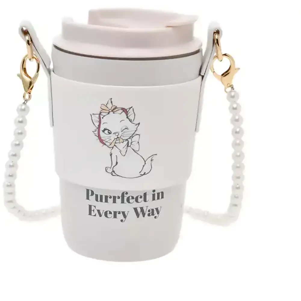 Disney Store Marie Aristocats Stainless Tumbler with Holder – NEW LIFE RIBBON STYLE Disney Store Marie Aristocats Stainless Tumbler with Holder – NEW LIFE RIBBON STYLE