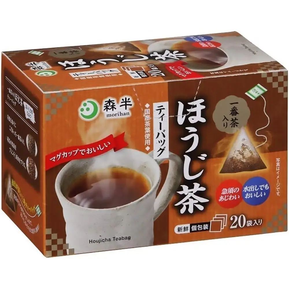 Morihan Roasted Green Tea with First Harvest Leaves 36g (1.8g x 20 Bags) x 4 Boxes Morihan Roasted Green Tea with First Harvest Leaves 36g (1.8g x 20 Bags) x 4 Boxes