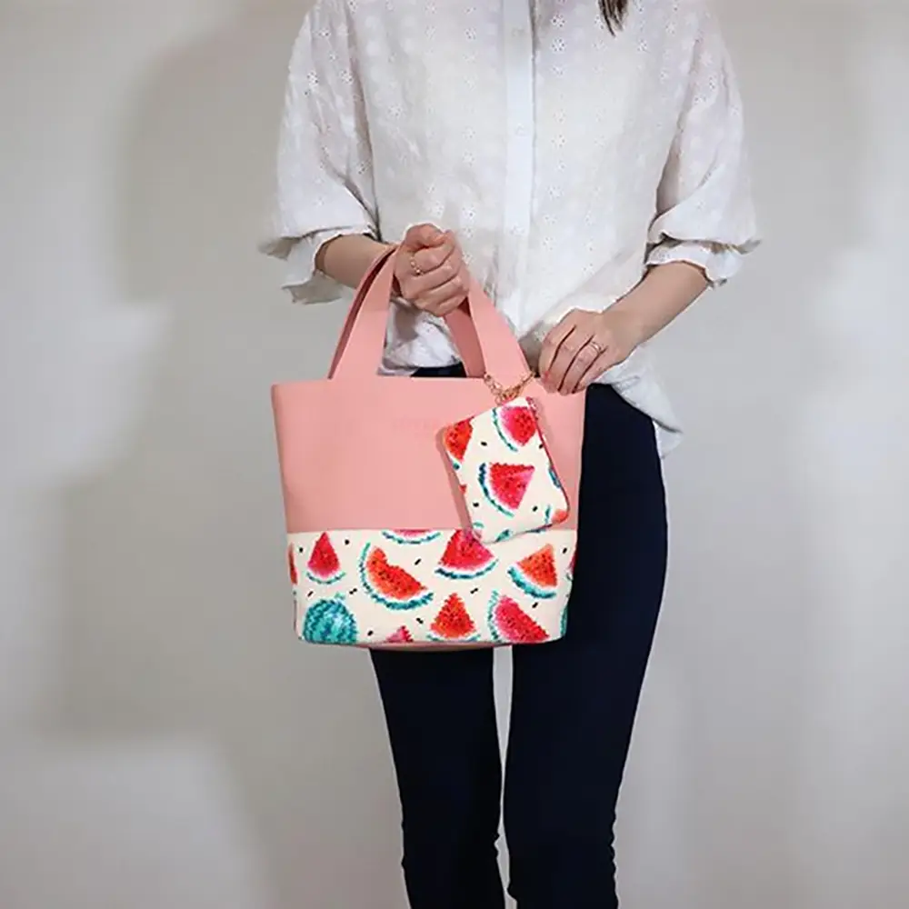 Feiler Watermelon Dot Tote Bag L/Skd-243112