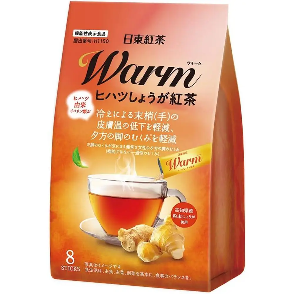 Mitsui Norin Nittoh Tea Warm Pipali & Ginger Black Tea, 8 Sticks Mitsui Norin Nittoh Tea Warm Pipali & Ginger Black Tea, 8 Sticks