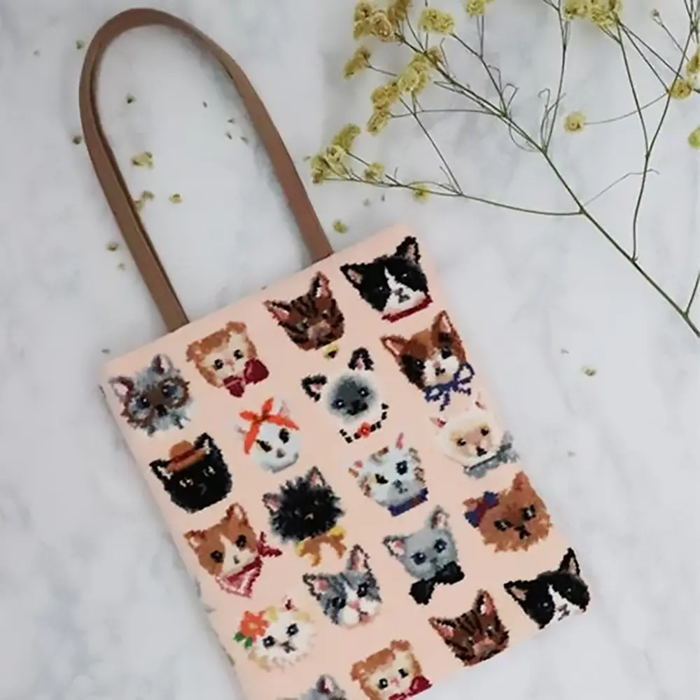 Feiler Lovely Pretty Cats Tote Bag L/Lct-213098 Feiler Lovely Pretty Cats Tote Bag L/Lct-213098