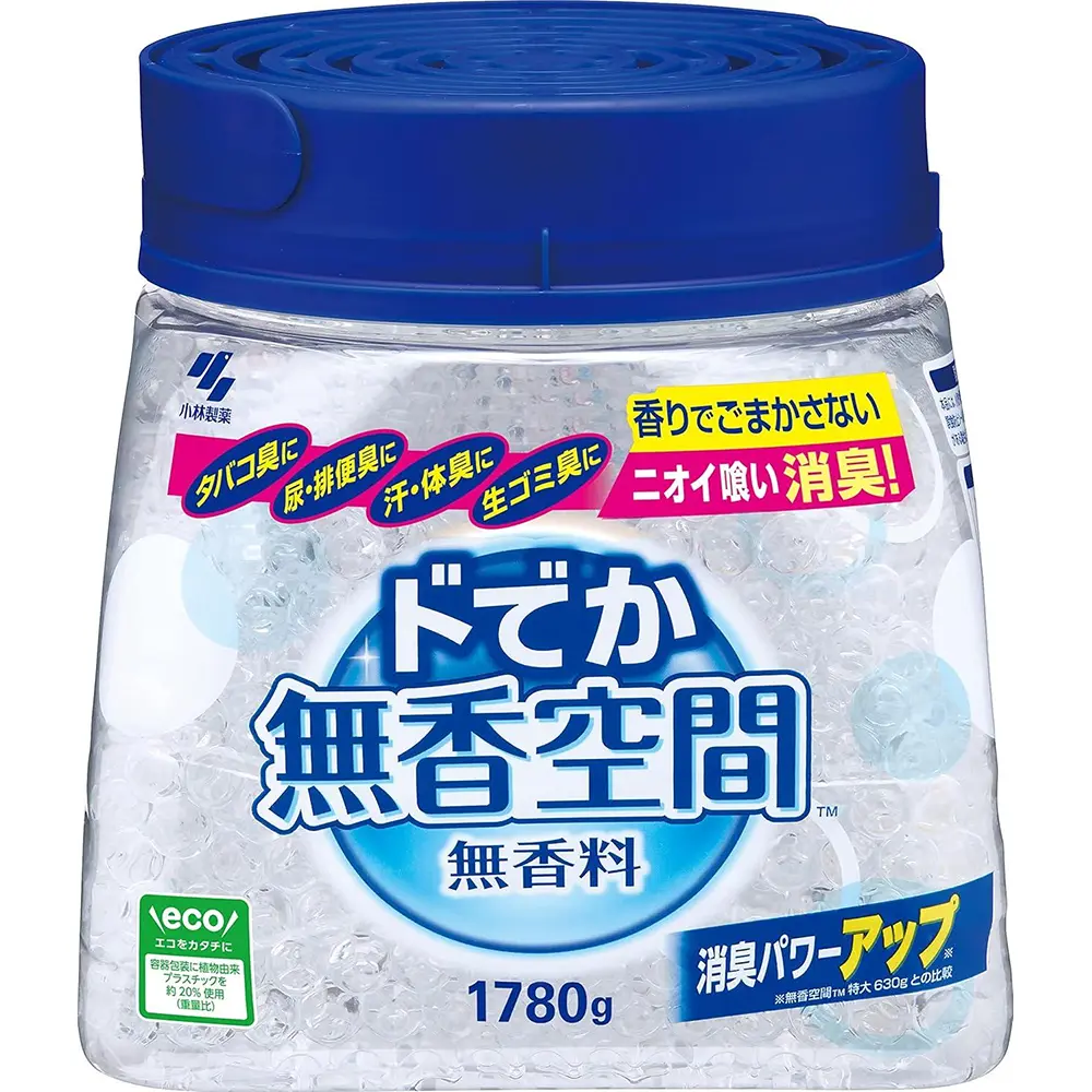 Mukou Kuukan Odor Absorbing Beads Deodorizer, Unscented, 1.78kg (Large Size) – For Room Mukou Kuukan Odor Absorbing Beads Deodorizer, Unscented, 1.78kg (Large Size) – For Room