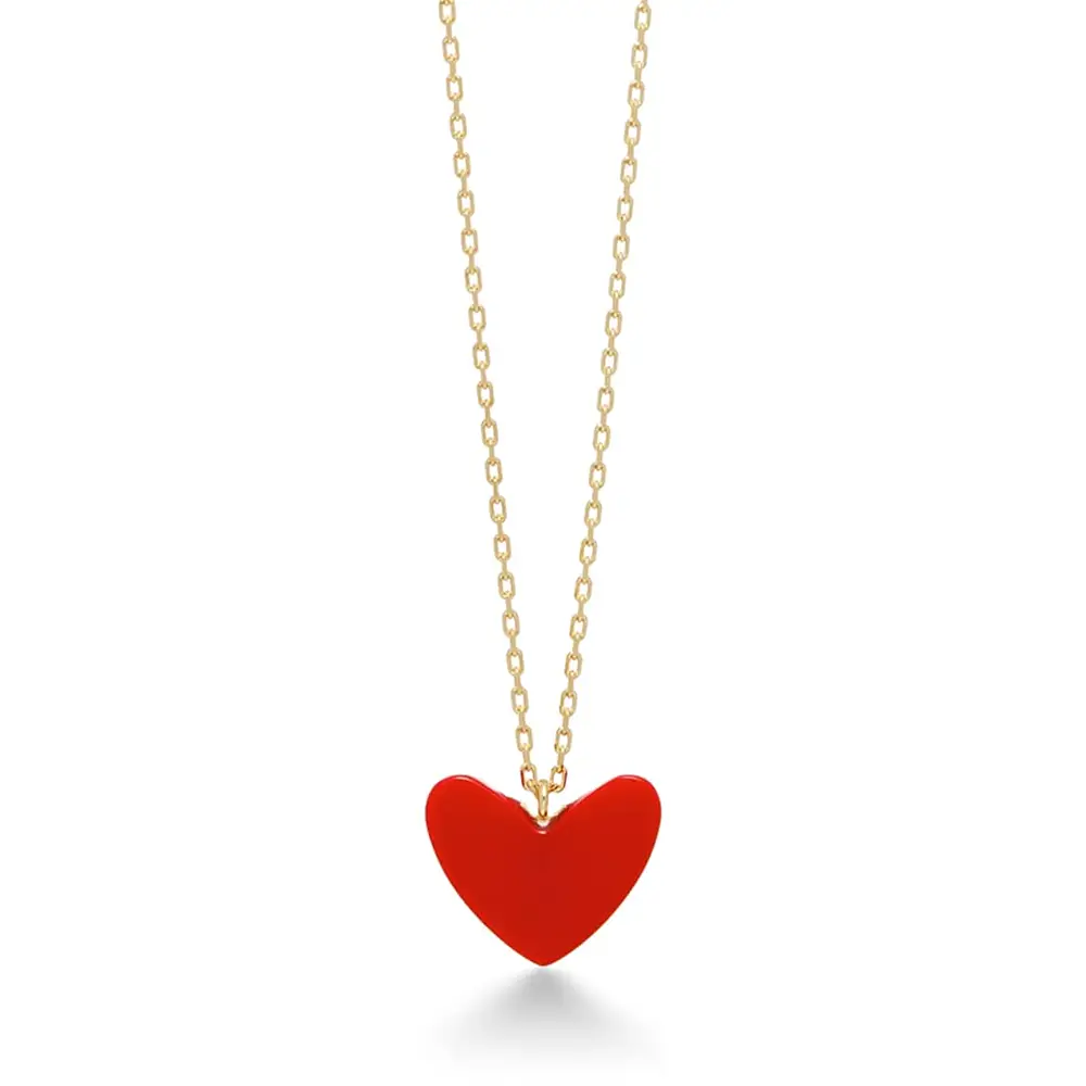 AHKAH Tiran Heart Midi Necklace AB1763010100 AHKAH Tiran Heart Midi Necklace AB1763010100
