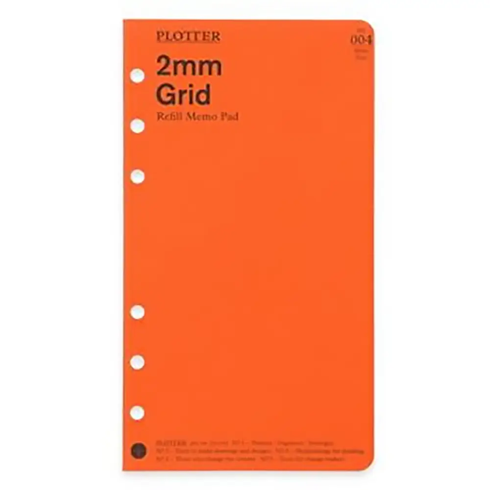 PLOTTER Refill Memo Pad 2mm Grid Bible Size 777-164-19 PLOTTER Refill Memo Pad 2mm Grid Bible Size 777-164-19