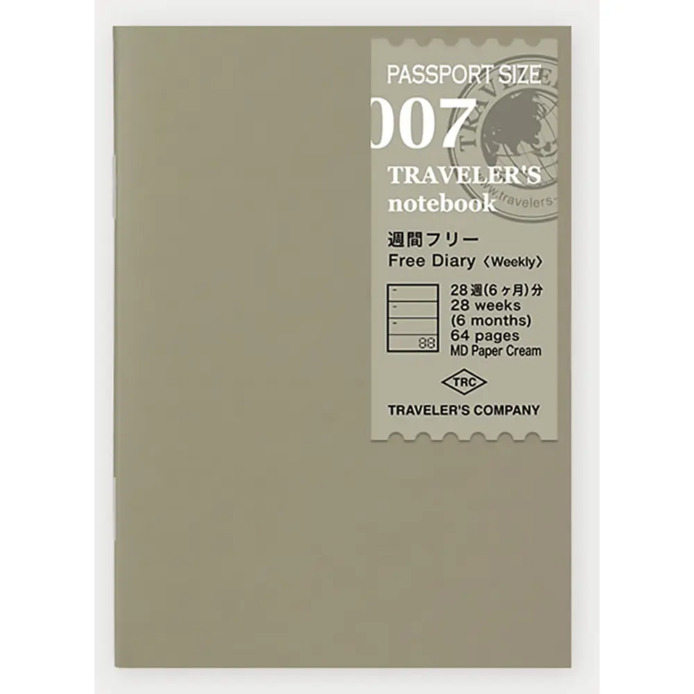 Traveler’S Note Passport Size Refill Weekly Free (14327006) Traveler’S Note Passport Size Refill Weekly Free (14327006)