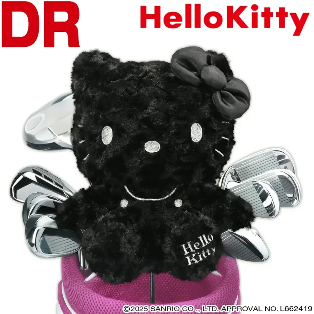 Hello Kitty Black Version Driver Headcover 460cc DR Hello Kitty Black Version Driver Headcover 460cc DR